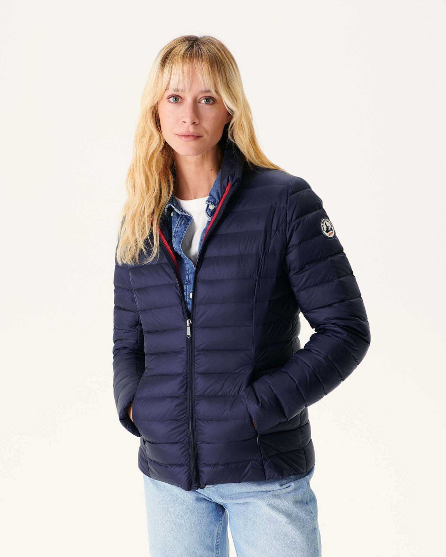 JOTT Lightweight Down Jacket Navy Cha | Outerwear