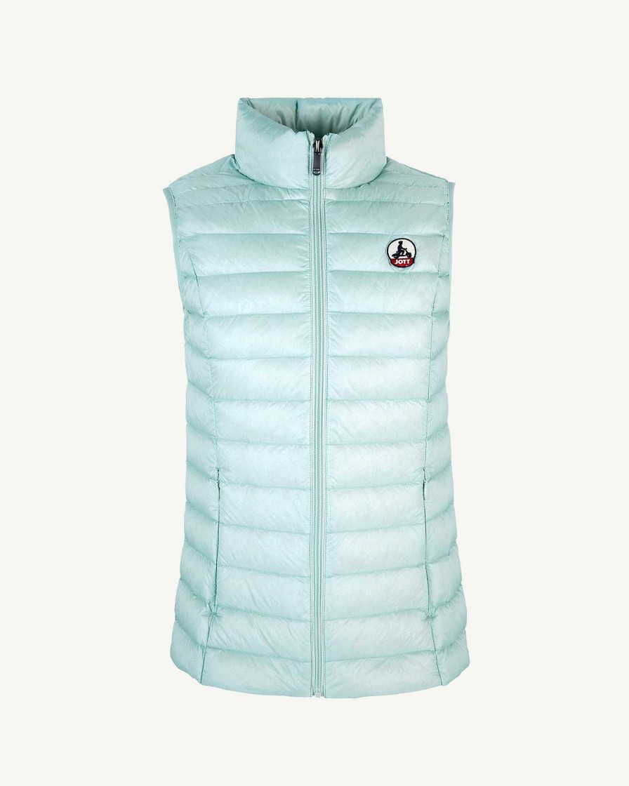 JOTT Peppermint Seda Lightweight Sleeveless Puffer Jacket | Outerwear