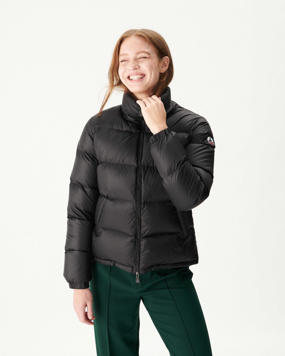 JOTT Quilted Down Jacket Black Cardiff | Outerwear