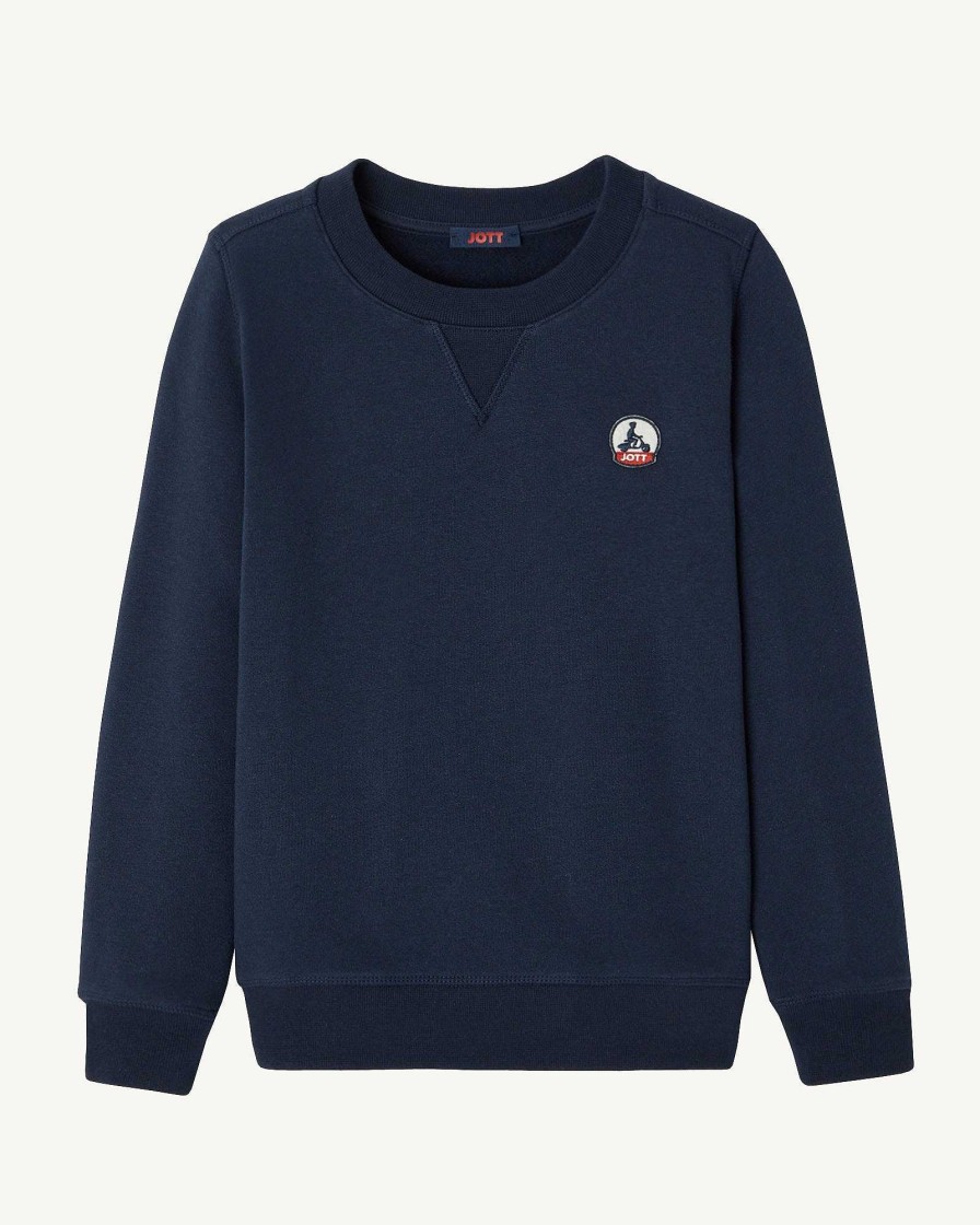 JOTT Navy Barcelos Kid'S Organic Cotton Sweatshirt | Clothing